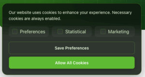 Gratis Cookiebanner TJDA